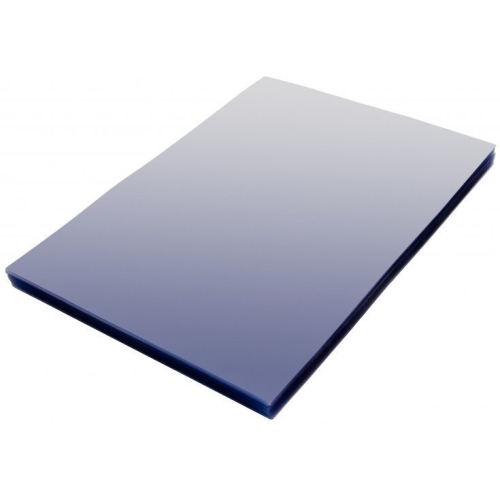 Okładka foliowa do bindowania A4 niebieska przezroczysta 0,20mm NATUNA (100szt)