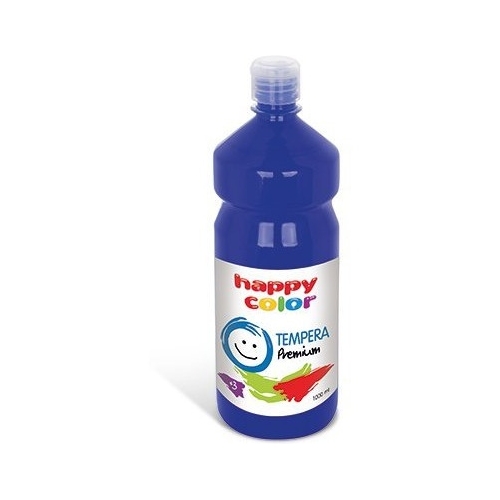 Farba TEMPERA Premium 1000ml granatowa HAPPY COLOR 3310 1000-33