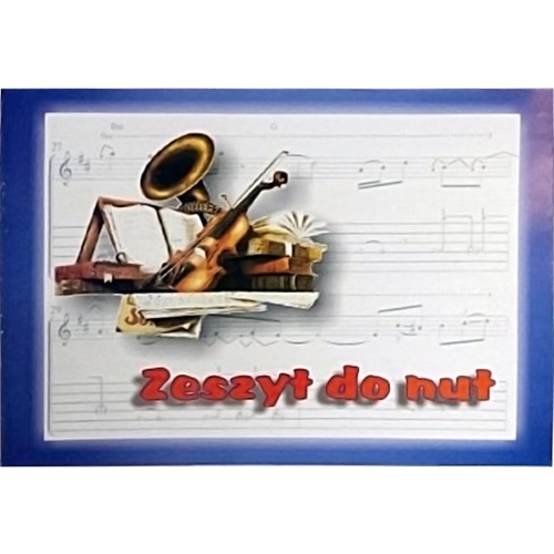 Zeszyt do nut A5 16kartek INTERDRUK