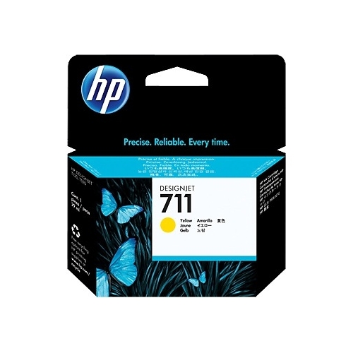 Tusz HP 711 (CZ132A) żółty 29ml