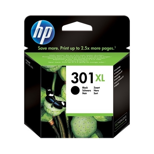 Tusz HP 301XL (CH563EE) czarny 480str/8ml 1000/1050/2000/2050/3000/3050