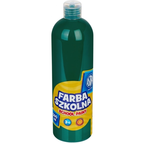 Farba szkolna 500 ml - zielona ciemna 301109005 ASTRA