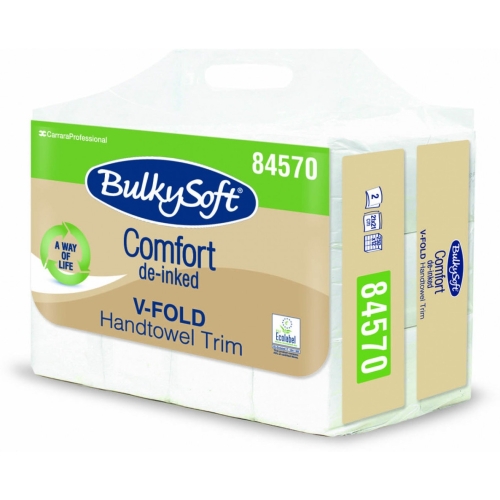 Ręcznik papierowy składany typy ZZ,V, BulkySoft Comfort de-inked eko; 84570