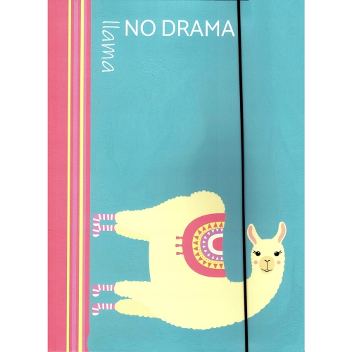 Teczka z gumką LAMA turkusowa kolekcja NO PROBlama 302/96 VAUPE