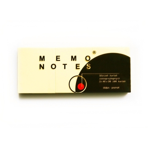 Notes MEMO 40x50mm żółty (3szt.) DALPO