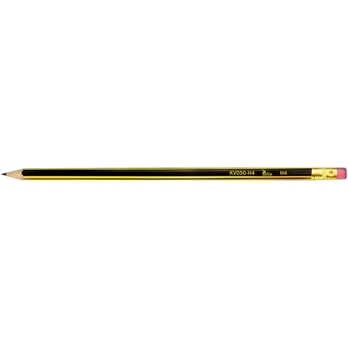 Ołówek z gumką twardość 4H (12szt.) KV050-H4 TETIS