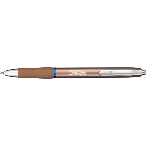 Długopis S-GEL niebieski SHARPIE 0,7mm mix, korpus złoty i srebrny (12szt.) 2162642