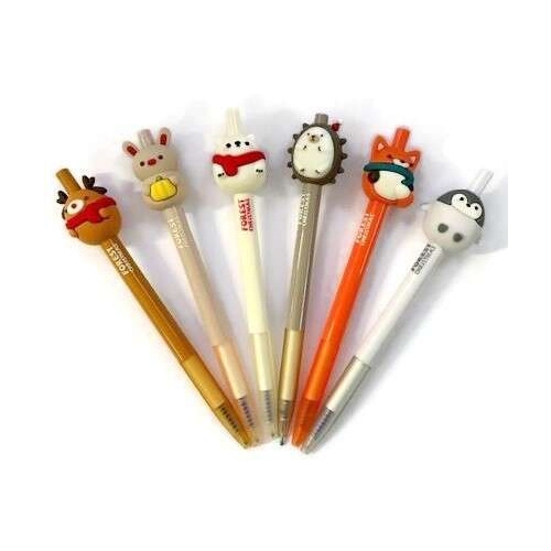 Długopis ścieralny automatyczny Flexi Abra Kolori Klik Christmas Forest niebieski TT8825 Penmate