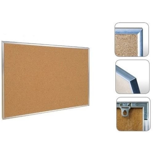 Tablica korkowa 80x100 r.aluminiowa WIELKOR
