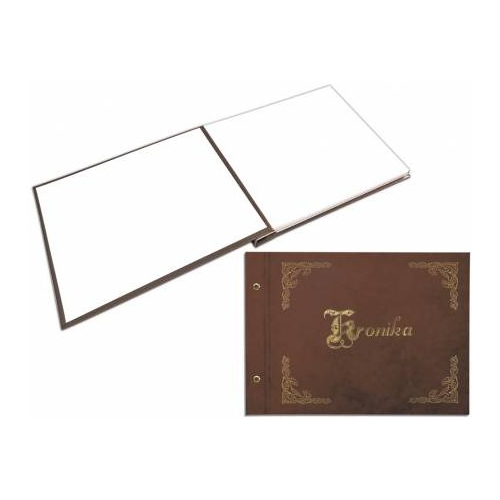 Kronika 345x255mm złocona brązowa 1829-319-029 WARTA