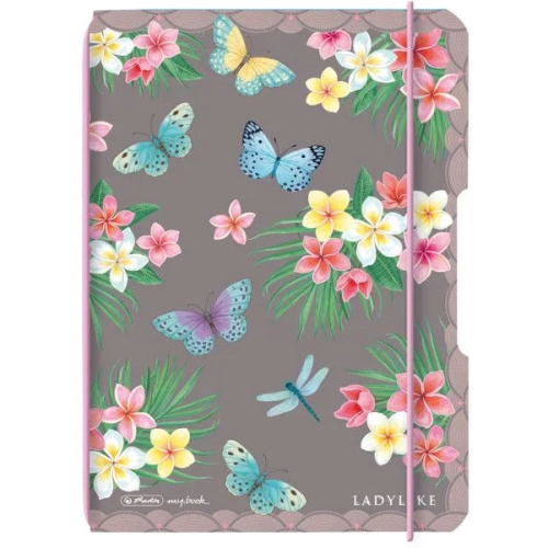 Notatnik Flex A6 kratka Ladylike Butterflies 50044313 HERLITZ