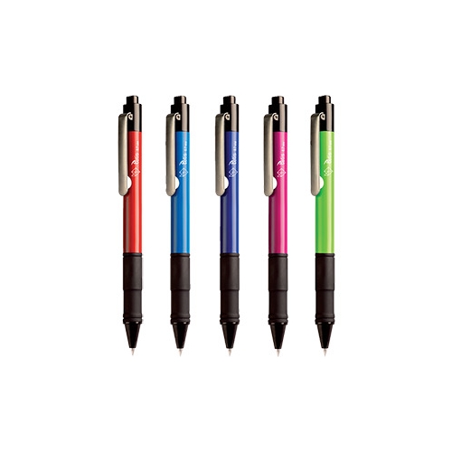 Długopis automatyczny niebieski 0,7mm KD941-NM obudowa mix kolorów TETIS