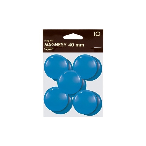 Magnesy 40mm niebieskie (10szt.) 130-1702 GRAND