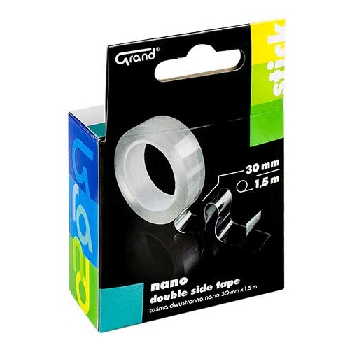 Taśma dwustronna nano 30mm x1,5m x1mm GRAND 130-1956