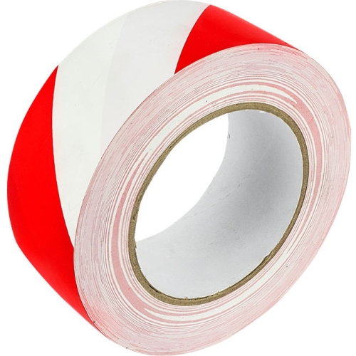Taśma ostrzegawcza biało-czerwona 48x50m GRAND 130-1961
