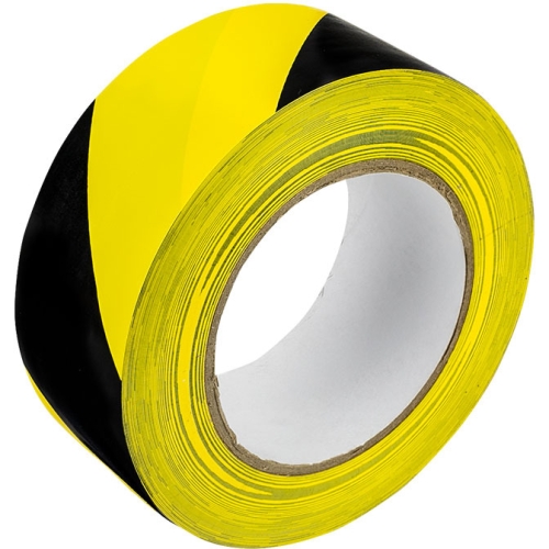 Taśma ostrzegawcza czarno-żółta 48x50m GRAND 130-1960