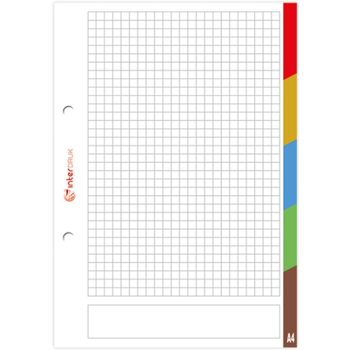 Wkład do segregatora A5 50k LUX kol.re INTERDRUK *7285