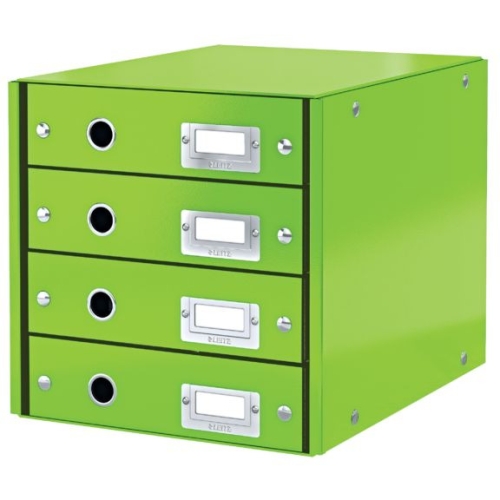 Pojemnik z 4 szufladami Leitz C&S, zielony 60490054