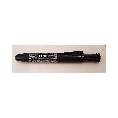 Marker NX5A PENTEL czarny z systemem przyciskowym