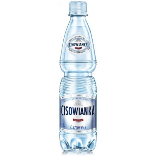 Woda mineralna CISOWIANKA 0.5L (12szt) gazowana z kaucją