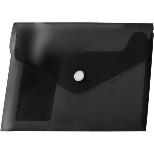 Koperta PP na zatrzask A4 czarna BT611-V TETIS