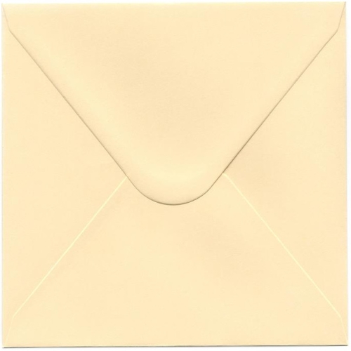 Koperta 160x160mm gładki kremowy 150g/m2 (10) 280392 Galeria Papieru