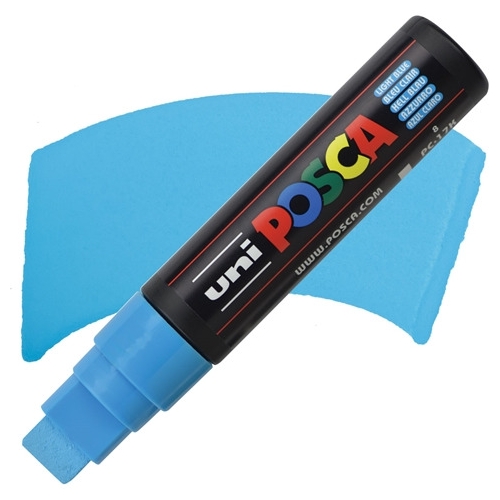 Marker z farbą plakatową Posca PC-17K, jasno niebieski, Uni