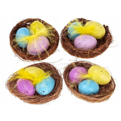 Zestaw kreatywny JAJKA W GNIAZDKU PZE600 4szt.